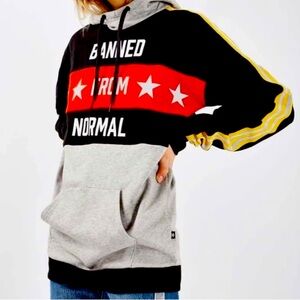 Adidas Originals X Rita Ora Banned From Normal Sweatshirt With Tiger Back XS NWT